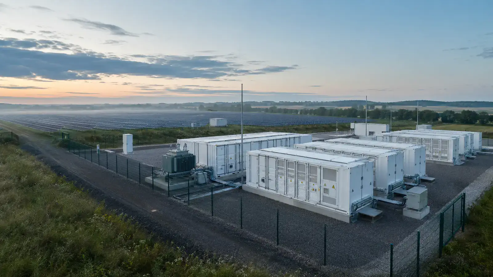 Batteriespeicher und Solarpark – Motiv der Arbitrage Investment AG